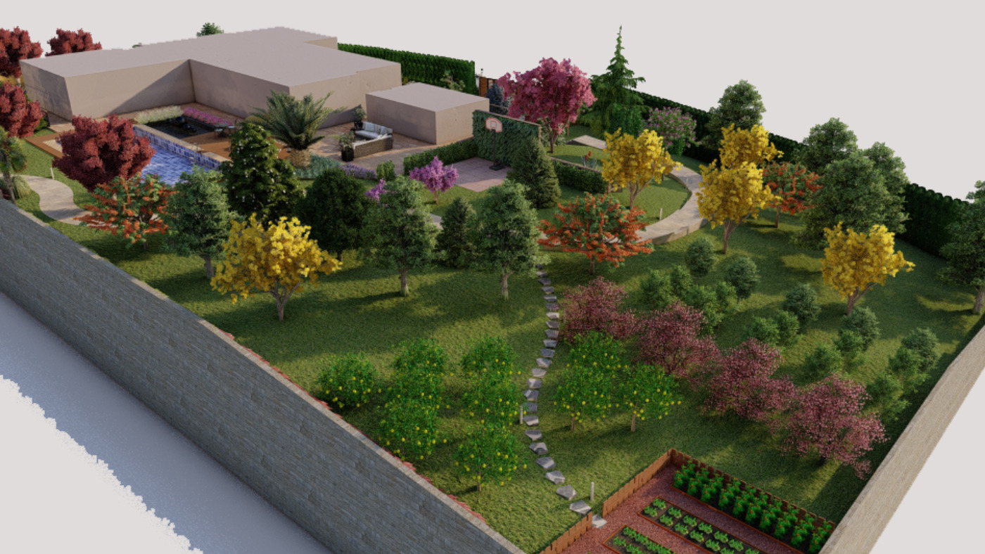 3D Peyzaj Tasarımı ile Bahçenizi Görmeden Planlayın